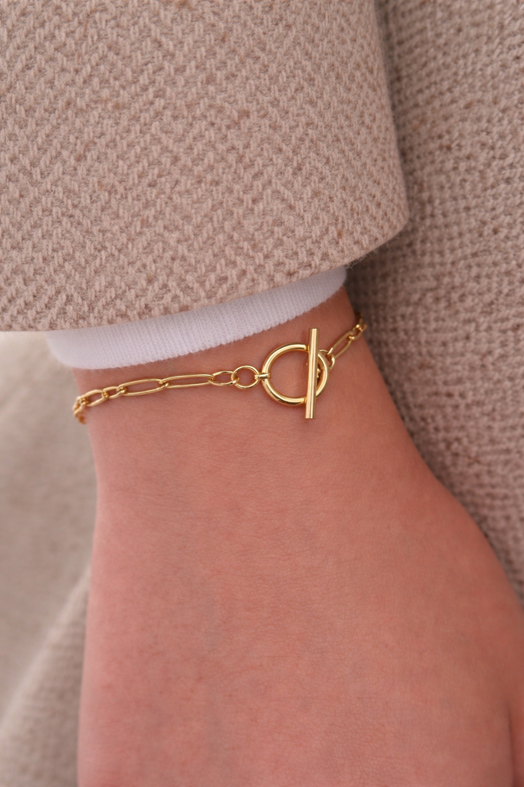 Bracelet petits maillons doré - Chic et intemporel